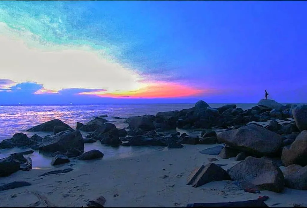 Sunset di Pulau Salah Namo